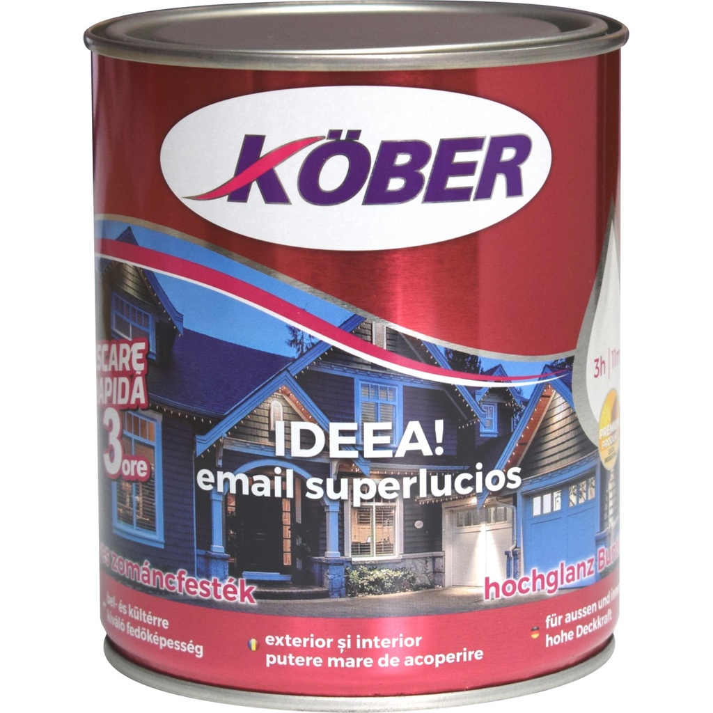 Email superlucios Ideea Kober alb polar, 0.75 l