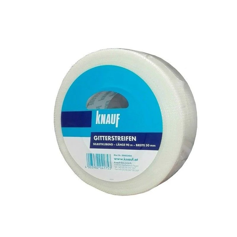 Bandă armare autoadezivă Knauf pentru armare rosturi, gips - carton 50 mm x 90 m