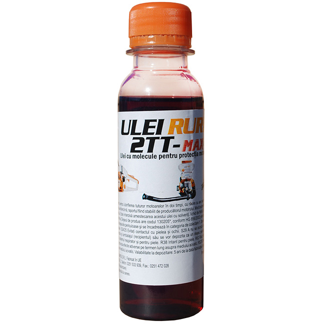 Ulei pentru motoare in 2 timpi Ruris 2TT, 125 ml