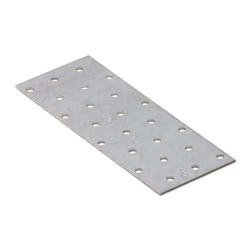 Placă perforată plată din otel zincat pentru de constructii lemn, 160x60x2 mm