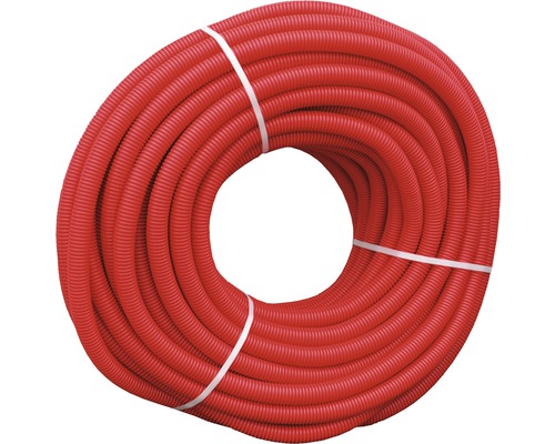 Tub flexibil de protecție PexKIT, rosu, Ø 25 mm pentru PEX Ø 16 mm, 50 m