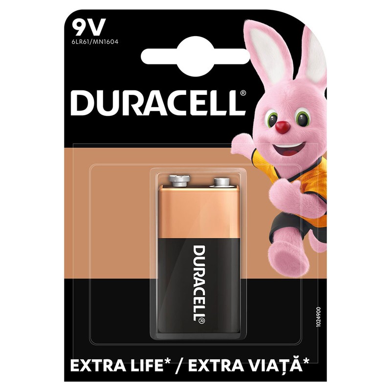 Baterie DURACELL Basic 9V, 1 buc