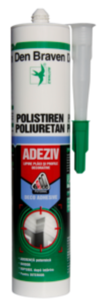 Adeziv DECO Den Braven pentru polistiren si poliuretan, 280 ml