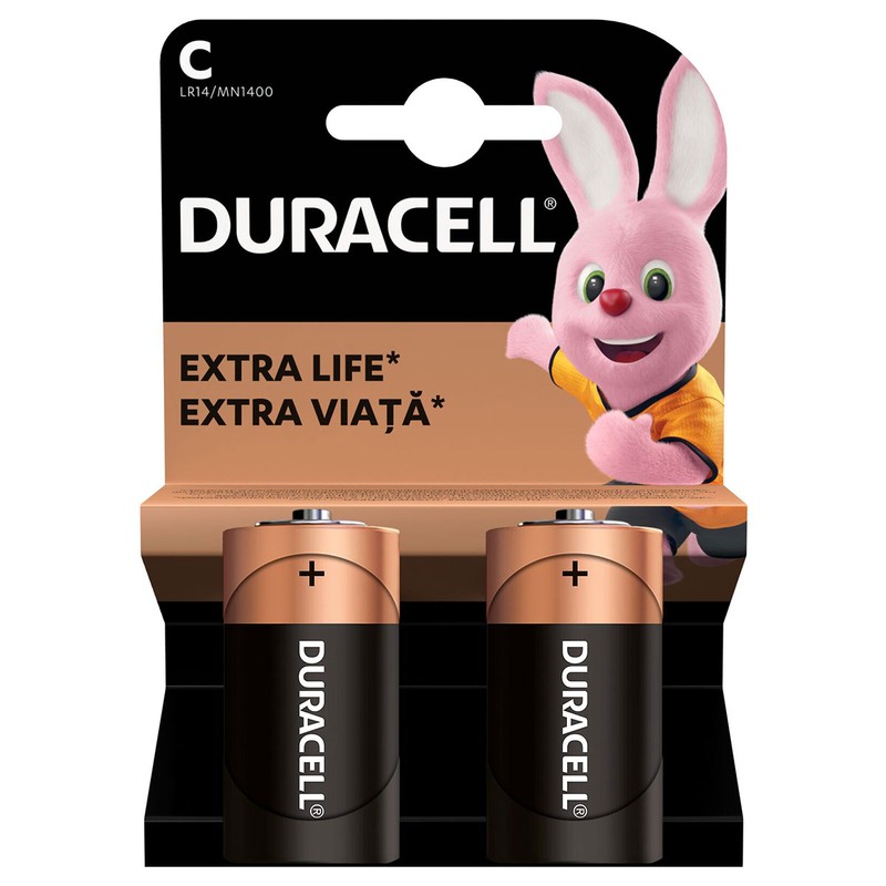 Baterii DURACELL Basic, C/LR14, 2 buc