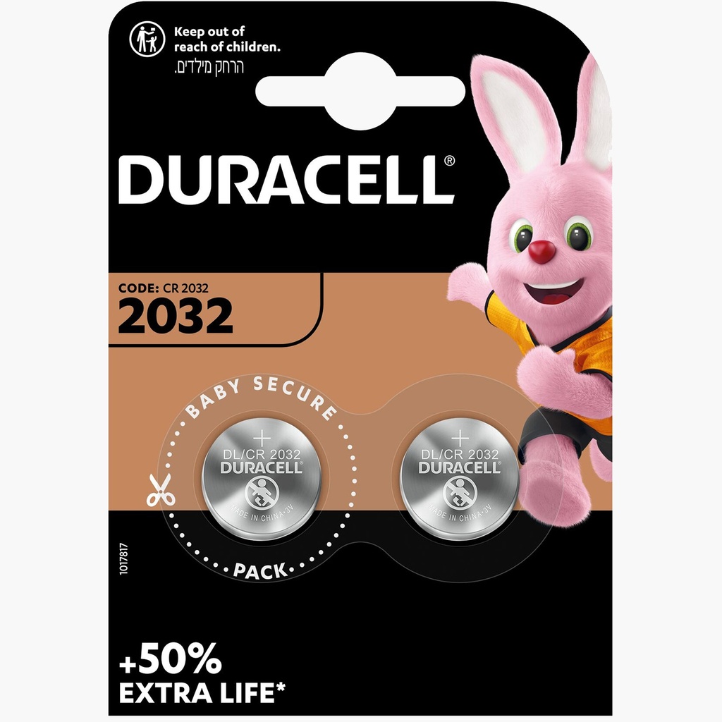 Baterii DURACELL DL/CR2032, specialitate Lithiu, 2 buc