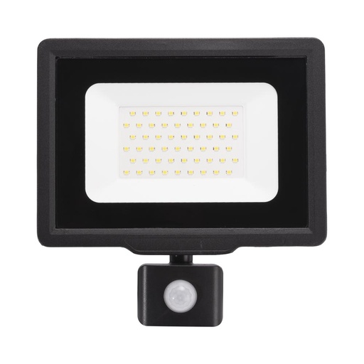 [P004759] Proiector LED exterior Novelite 20W cu senzor de mișcare, 1800 lumeni IP65, lumină rece