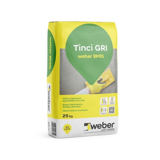 [P003679] Tinci gri Weber BM15, 25 kg