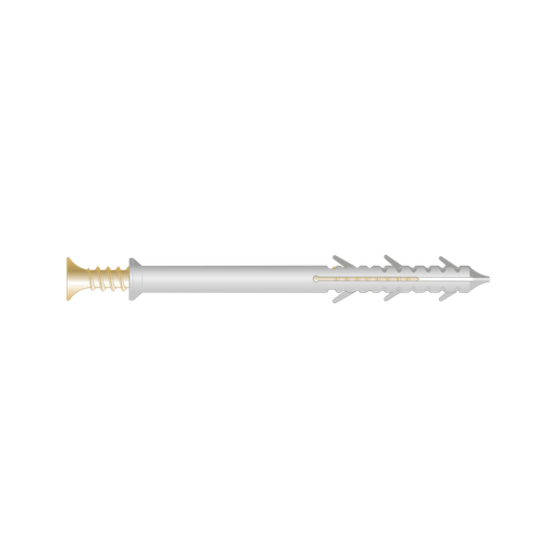 [P007797] Combinație pentru fixări adânci, diblu+holzșurub, Ø10x200 mm, 4 buc/set