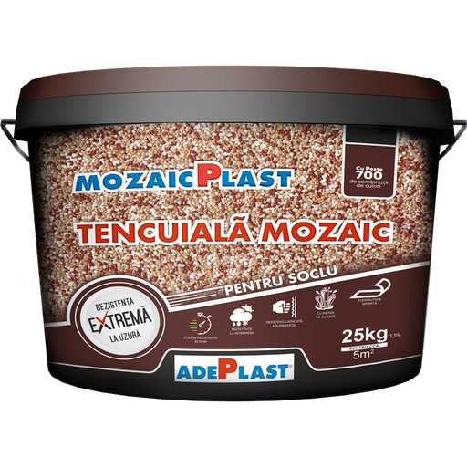 [P006260] Adeplast Mozaicplast – Component pentru Tencuială Mozaicată cu cuarț, 25 Kg