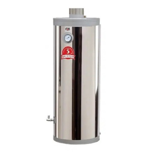 [P007430] Cazan baie inox 90 L cu spirala/serpentina , tip boiler