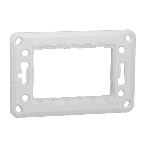 [P003401] Suport ramă Schneider NU7103P Unica aparataj modular pentru 3 module