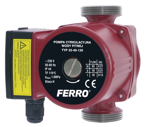 [P007846] Pompa de recirculare FERRO 25-40 130 mm 0203W