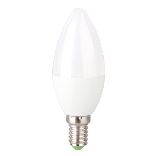 [P005849] Bec LED Total Green, E14, 6W/60W, tip lumânare , 570lm, 5000k, lumina alb neutră