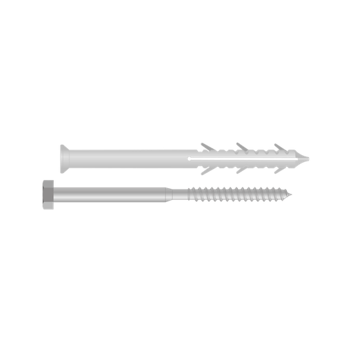 [P007546] Combinații HEX lungi Ø10x160/85 mm, 4 buc/set