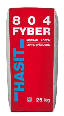 [P003790] Mortar adeziv HASIT 804 Fyber, pentru lipire și spacluire, 25 kg/sac