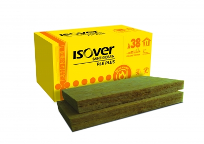 [P000034] Vată minerală bazaltică Isover PLE-PLUS 100x600x1000 mm, 3,60 mp