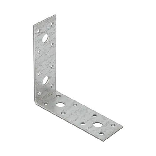 [P001076] Colțar/vinclu din oțel zincat perforat îngust, 102x102x35x2.5 mm